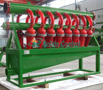 China API Oilfield Desilter Hydrocyclone For Mud Cleaning System 1950kg Weight for sale