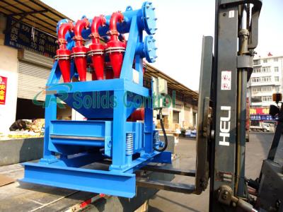 China 60m3/H Drilling Fluid Desilter Hydrocyclone For Oilfield Drilling Mud System for sale