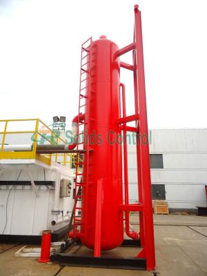 China Efficient Vertifical Oilfield Drilling Mud Gas Separator for sale