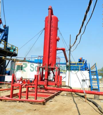 China Oilfield Drilling Solids Control Poor Boy Mud Gas Separator for sale
