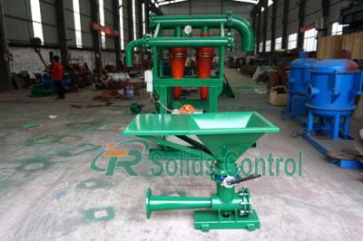 China Tunnel Subway Drilling 180m3/H API Mud Mixing Hopper Standard butterfly valve for sale