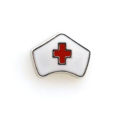 China Nurse hat charms floating glass locket charm wholesale for sale