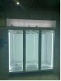 China Commercial Beverage Display Fridge 3 Glass Door Upright Chiller 110V 60Hz for sale
