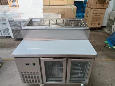 China Under Counter Salad Table Commercial Refrigeration Pizza/Sandwich Prep Table for sale