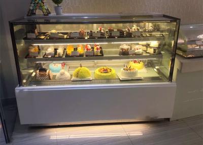China congelador de refrigerador comercial de la torta de cristal de la capa doble 650W en venta