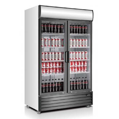 China Selbstschließend Anzeigen-Kühlvorrichtung des Mini-Markts-688L zu verkaufen