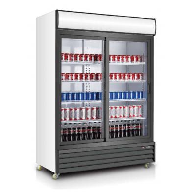 China Efficient Cooling 400W 240V Glass Door Beverage Refrigerator for sale
