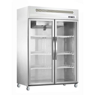 中国 1000L直立した商業ステンレス鋼の冷蔵庫の冷凍庫 販売のため