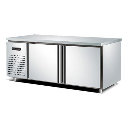中国 2ドア1.8mの商業ステンレス鋼の冷蔵庫の冷凍庫 販売のため