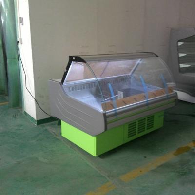 China LED Lighting 5ft Curved Glass Deli Case For Display for sale