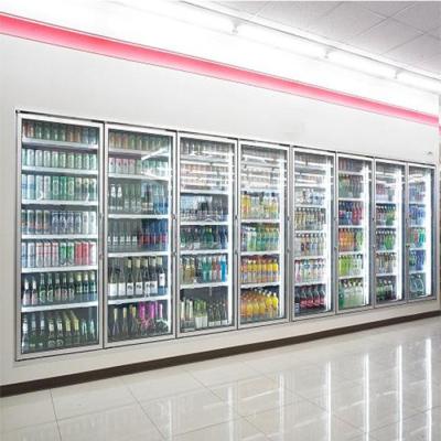 China 700mm Door R404a Walk In Cooler Freezer for drink Display for sale