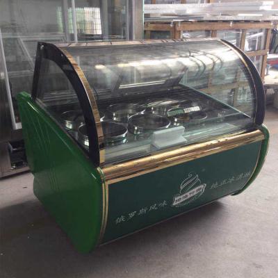 China 1.2m Marble Base Commercial Ice Cream Display Freezer for sale