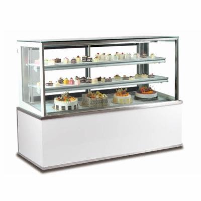 중국 팬 냉각 220V 투명한 빵집 디스플레이 냉동고 판매용
