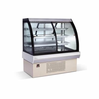 China CPU Control Commercial Bakery Equipments 760W 4 Tier Pastry Display Refrigerator for sale