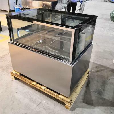 China Ventilated Cooling 120L 600W Commercial Cake Fridge for sale