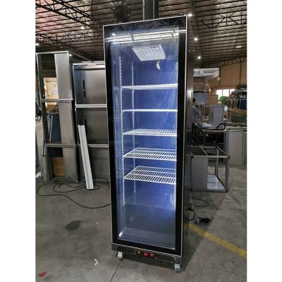 China 1 Door 500L Convenience Store Display Cooler For Dairy for sale