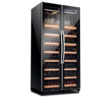 China Freestanding 220w 600L Commercial Wine Display Cooler for sale
