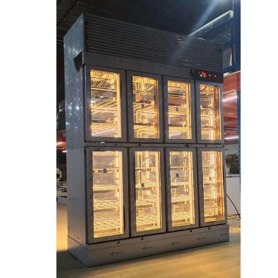 China refrigerador vertical de la exhibición del vino del ODM de la puerta de oscilación en venta