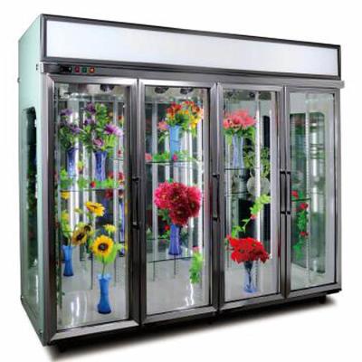 China 3 Glass Door 600W Custom Commercial Refrigerator for sale