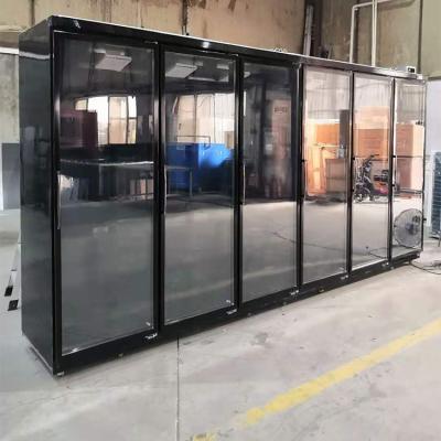 Китай Удаленный холодильник пива компрессора 4000L чистосердечный со стеклянной дверью 6 продается