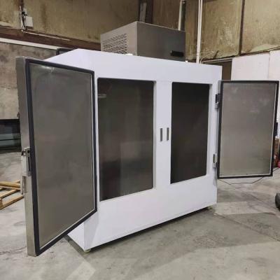 China Stainless Steel 525W Refrigerated Ice Bag Storage Bin Freezer for sale