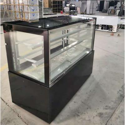 China 860W 3 Tier 5ft Rectangular Bakery Display Fridge With Wheels for sale