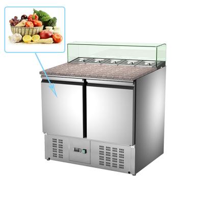 China Equipamento de refrigeração comercial do refrigerador da tabela da preparação da pizza de R134A à venda