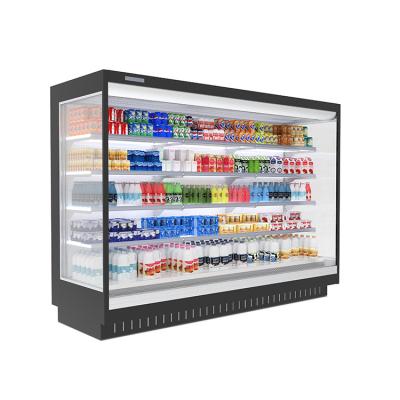 Chine Type à distance réfrigérateur ouvert vertical de Multideck de supermarché à vendre