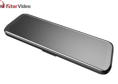 China Caja negra dual DVR 1080p del vehículo de la lente de las levas F1.6 de la rociada del espejo de la vista posterior de WDR en venta