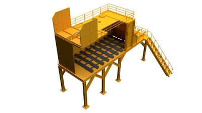 China El tanque de almacenamiento horizontal del barro de las aguas residuales multiusos con el mezclador en venta