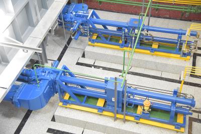Cina Due azionamento idraulico stabile della pompa 40m3/H di rifiuti solidi del cilindro in vendita