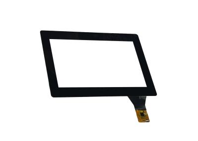 China 7'' Projected Capacitive Touch Panel PET Glass I2C Interface With Black Bezel Sensitive Touch Strong Compatibility for sale