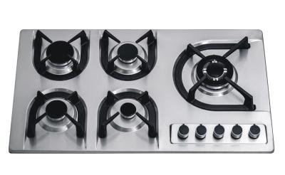 China 900mm Popular Built In 5 Burner Gas Hob Stainless Steel Home Apliance for sale