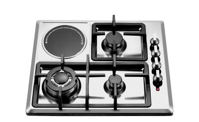 China JZS 4004AEC Built in 4 burner electric hotplate stainless steel gas stove for sale