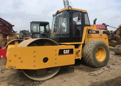 China Cat CS533 Second Hand Road Roller , 125kw Used Vibratory Roller Weitht 22T for sale