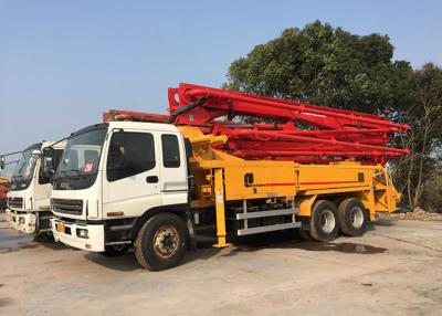 China Old Putzmeister 36m Used Concrete Pump Truck with Isuzu Chassis Excellent Condition for sale