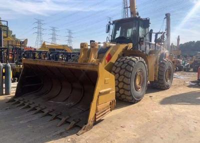 China Yellow 1615Nm 1800rpm 318hp Used CAT Wheel Loader for sale