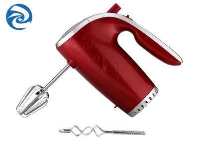 China Red 201-250W Mini Electric Egg Beater Household Handheld  5 Speed for sale