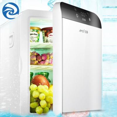 China 12L 0.4 Cubic Feet Mini Fridge With Freezer 50 To 60W For Heating And Cooling​ for sale