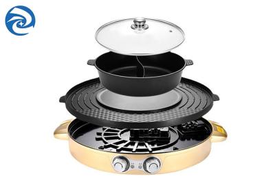 China 1700W Electric Grills Griddles Skillets all in one 36x11cm for sale