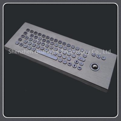 China Tipo motim impermeável de 68 chaves da poeira do teclado de aço inoxidável resistente à venda