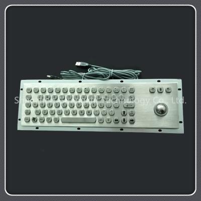 China Skid Proof Metal Pc Keyboard 25 Or 38 Mouse Ball Type With Usb Interface for sale