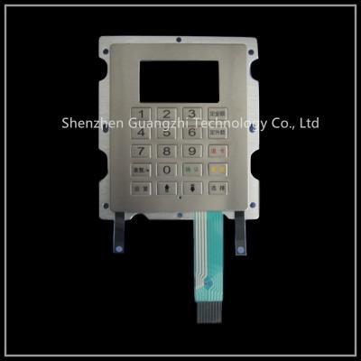China 4 * 5 Matrix Metal Numeric Keypad Customized Font For Fuel Dispenser for sale