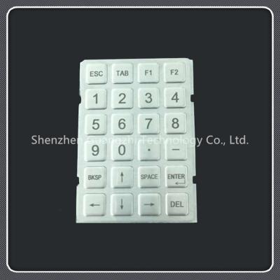 China Industrial Custom Keyboard Pad 24 Keys Type For Access Control Metal Panel for sale
