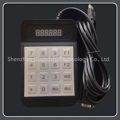 China Teclado numérico numérico preto do Usb com tipo plástico dos botões de Shell 16 da exposição à venda