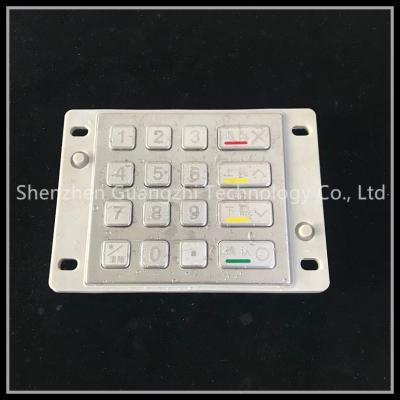 China Metal Waterproof Keypad With Anti Etching Braille Button Laser Engraved Logo for sale
