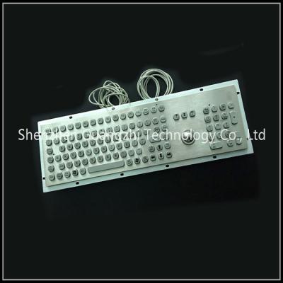 China 106 Keys Type Waterproof Keyboard , Industrial Grade Metal Computer Keyboard for sale