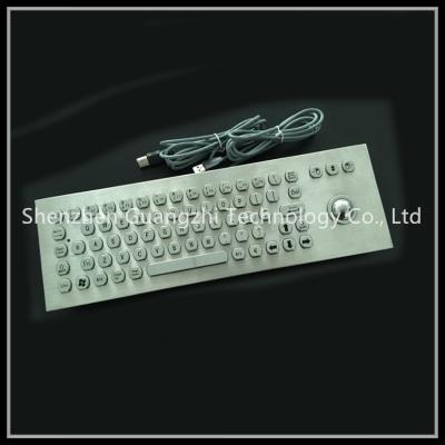 China Outdoor Stainless Steel Mechanical Keyboard With Trackball Rain Proof Ip67 for sale