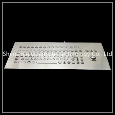 China Metal Integrated Trackball Keyboard , 89 Key Keyboard With F1-f12 Function Button for sale