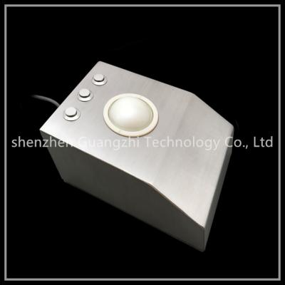 China Wearproof Industrial Keyboard With Trackball Ip67 Waterproof Grade Ball Volume 50mm for sale